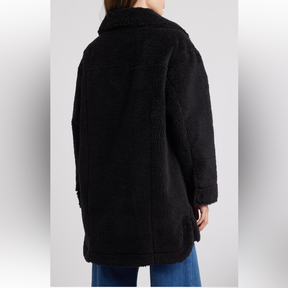NWT UGG® Frankie Recycled Polyester Fleece Shirt Jacket L - Picture 7 of 16